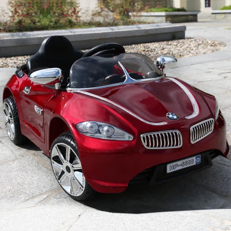 儿童电动车四轮汽车可坐人宝宝小孩电瓶车婴儿带遥控玩具宝童车马