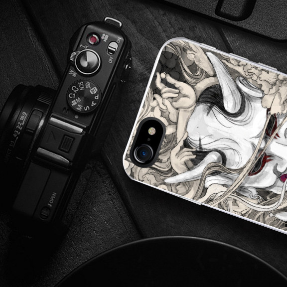包邮手绘般若插画iphone7/6s原创意手机壳苹果plus防摔tpu外壳5se