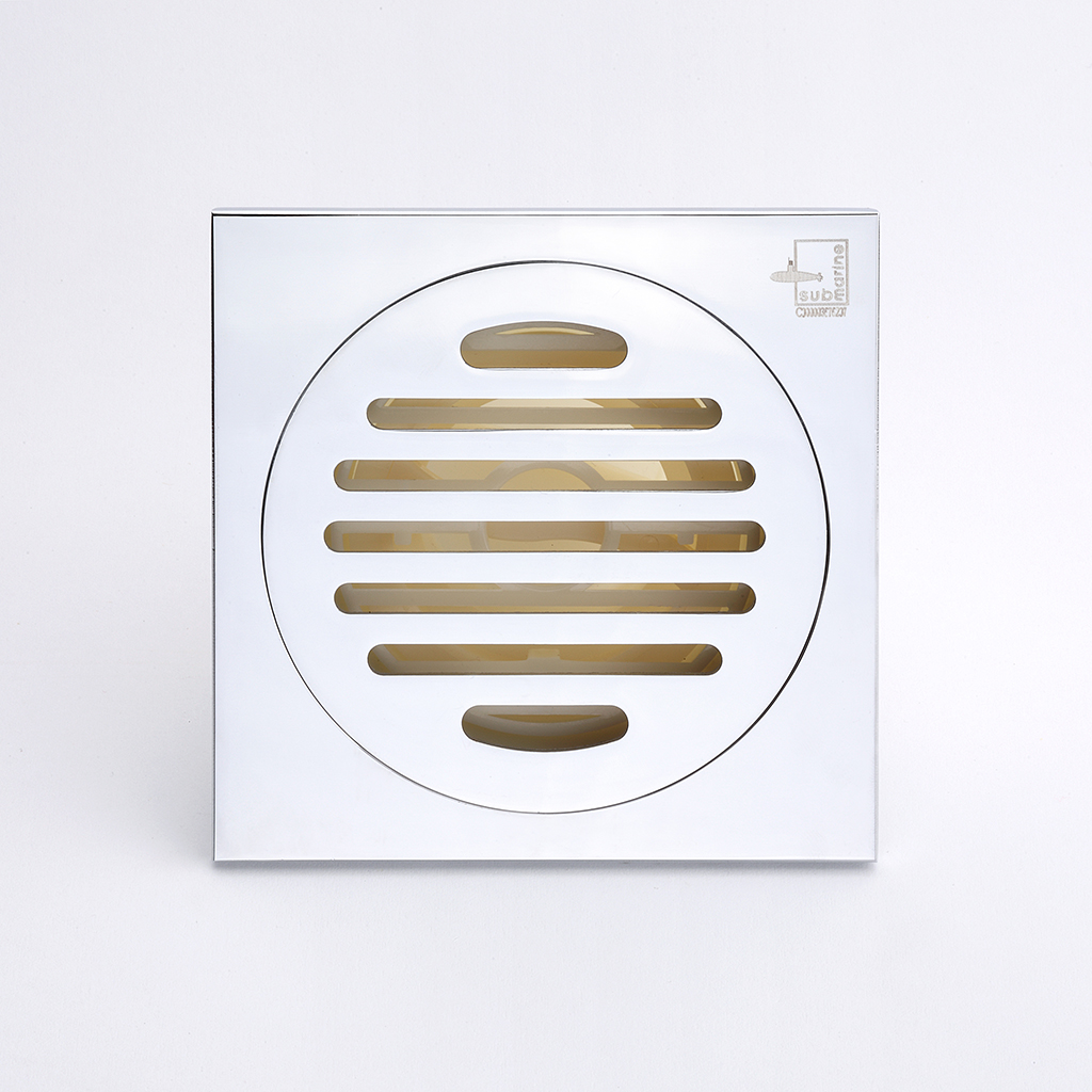 正品潜水艇地漏 厨房卫生间地漏 全铜镀铬面板防臭地漏tf50-10/b