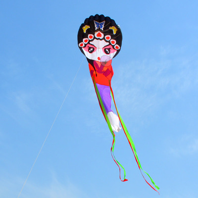京剧花旦软体无骨风筝正品天际漫步者高档大型立体好飞中国风特色