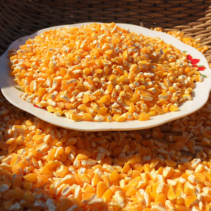 东北农家自产玉米碴 玉米渣大碴子粥苞米茬子非转基因 满包邮500g