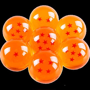 动漫手办七龙珠水晶球一套七颗龙珠模型摆件孙悟空七龙珠周边神龙