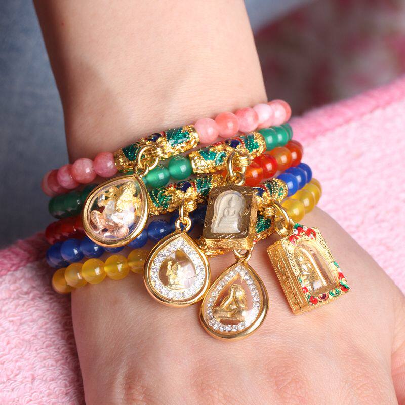 益嘉泰国原庙佛牌/迷你象神/崇迪佛牌手链 手链(不包括佛牌 )