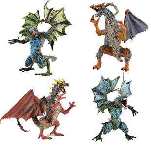 怪兽 新款仿真恐龙模型 怪兽龙塑胶龙益智玩具 西方魔法龙