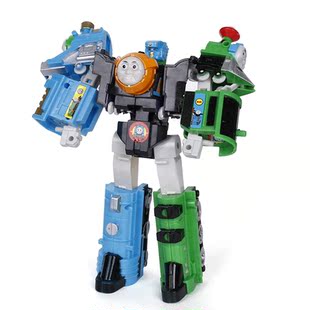 儿童益智三合一托马斯小火车变形金刚合体机器人玩具车组合