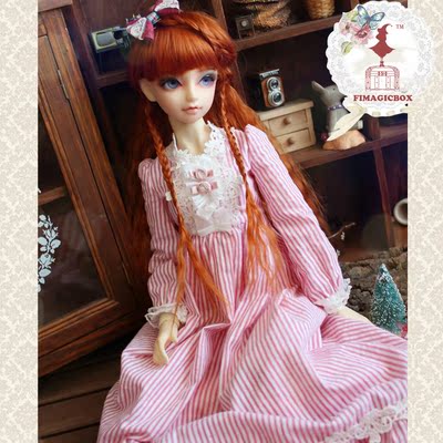 【菲奧娜的魔法箱】bjd*sd娃衣4分msd洋裝連衣裙森系/漿果兔子