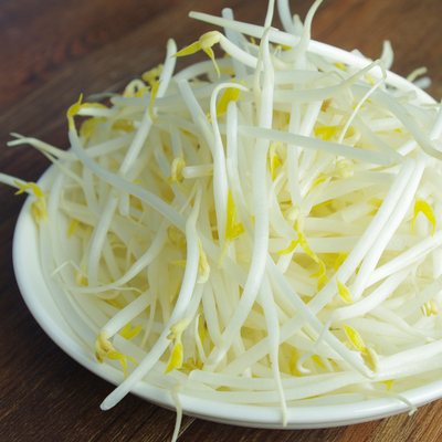 新鲜绿豆芽500g,豆芽菜绿色食品蔬菜新鲜 菜市场沃鲜汇 生鲜超市_双氙