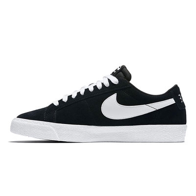 nike zoom sb blazer low 864347-019 黑白奥利奥 耐克滑板鞋