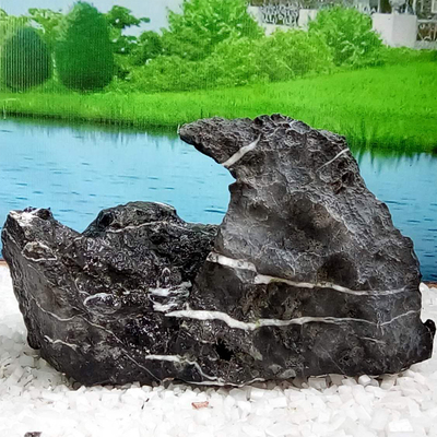 酸洗青龙石造景套餐 鱼缸石 造景石假山石 鱼缸装饰石头龟缸造景