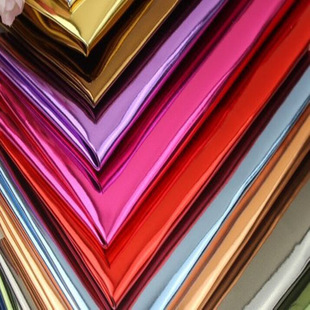 亮面皮镜面金属面料/pu皮革面料/墙面软包硬包皮料/服装辅料/diy