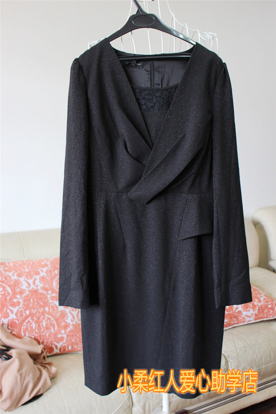 红人高端正品宝卡纳春款精品女装长款礼服裙连衣裙 标牌1998元