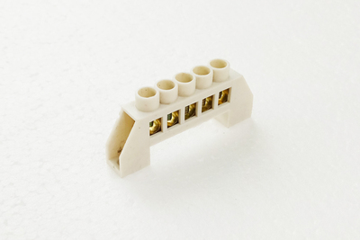 正品黄铜配电箱内用 5孔接线端子排 5位 零线排 接地绝缘接线柱