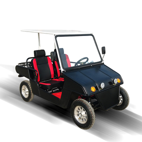 2座四轮电动车物业巡逻小区保安电动看房车四轮电瓶接待车2人