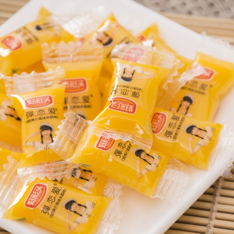 小样好彩头弹恋爱水晶糖谈恋爱果冻糖100g*10包软糖喜糖批发包邮