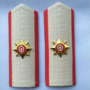 铁路白色肩章硬质铁路肩章高铁动车乘务员列车长肩牌肩章