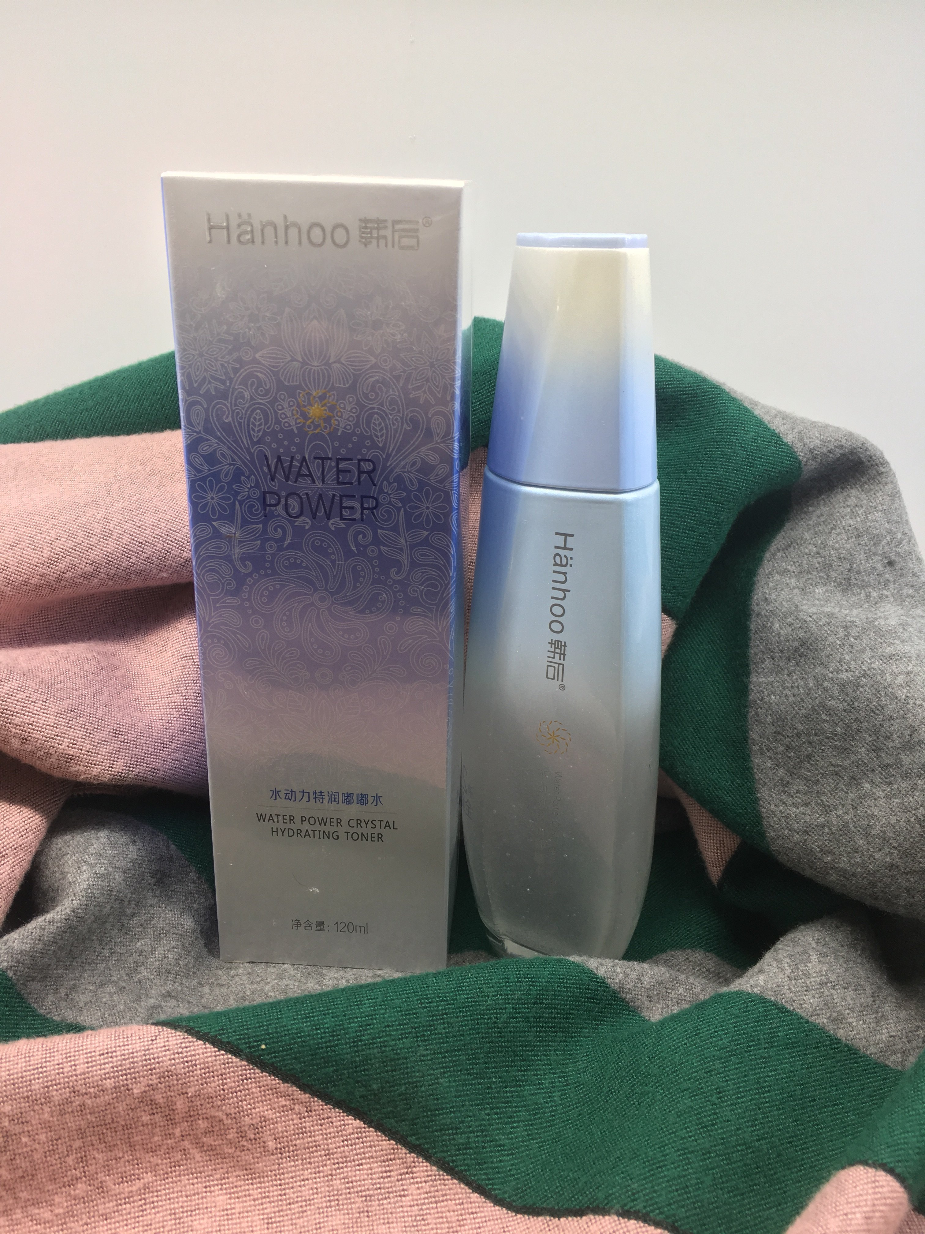 韩后水动力特润嘟嘟水120ml保湿补水锁水爽肤水实体店正品发货