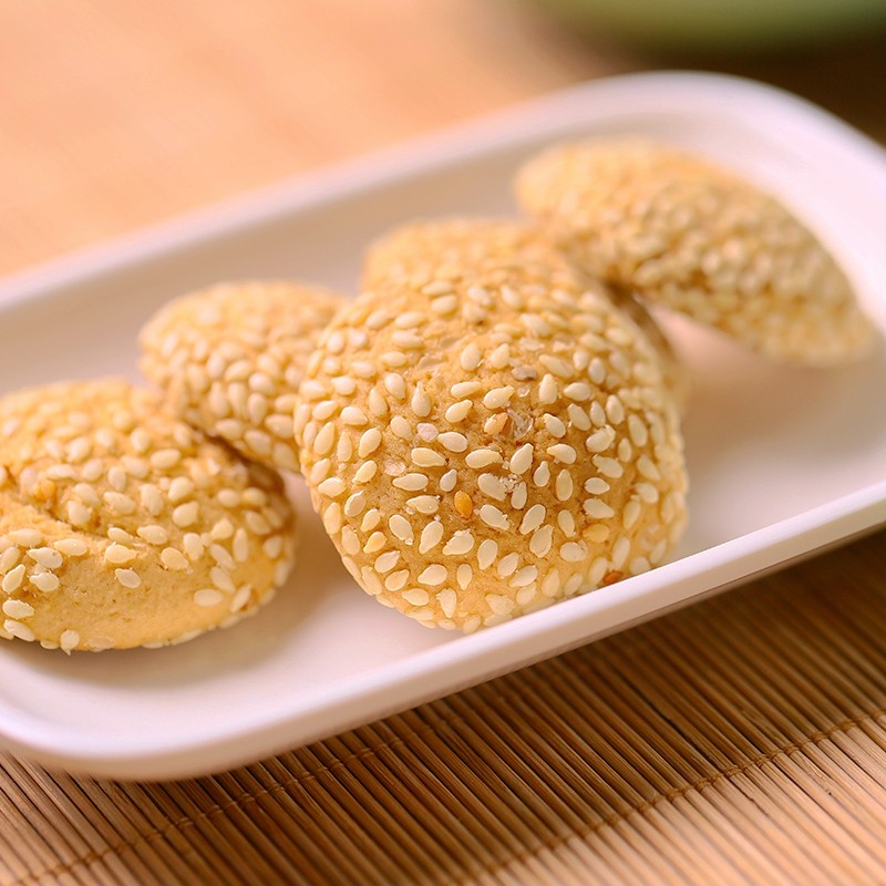 2件包邮传统糕点小麻饼香脆疏松香脆芝麻饼传统小吃美味茶点零食