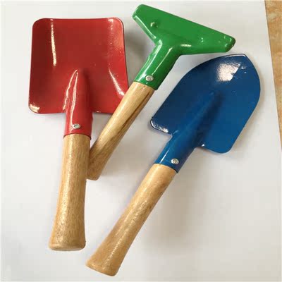 铲子三件儿童铲子小孩铲子沙滩小铁锹小耙子小铲子 园艺工具铲子