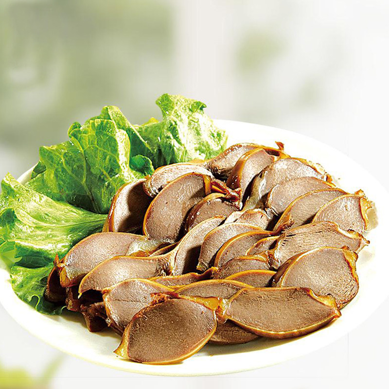广东梅州客家特产卤味小吃 盐焗鸡胗五香零食卤水200g酱鸡珍