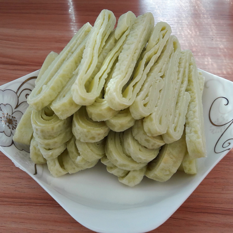 贵州特产 铜仁手工绿豆粉 锅巴粉皮 米皮 小吃 500克 送调料