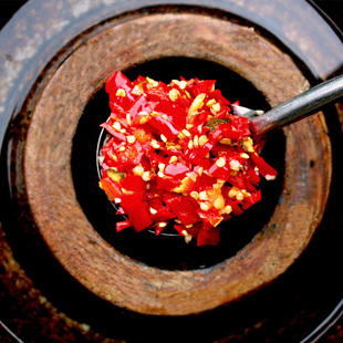 农家自制剁辣椒酸辣椒蒜蓉味剁椒辣椒酱湖南剁椒纯手工下饭坛子菜