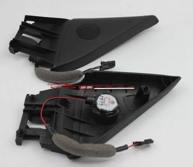 大众09-12老款朗逸倒车镜内饰板总成带高音喇叭扬声器三角板原厂