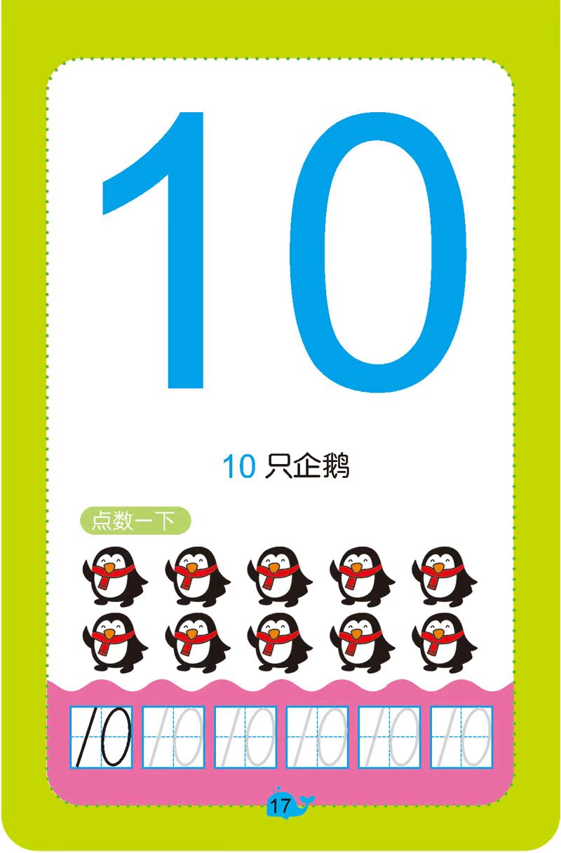 河馬文化 寶寶掌上學習卡 數字 寶寶早教卡幼兒卡片 益智翻翻書 左
