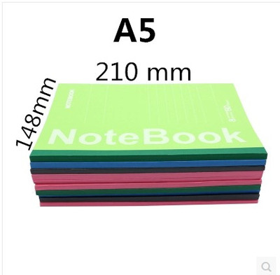 a5b5a4笔记本文具 本子学生记事本办公软面抄无线胶装本仙鹿