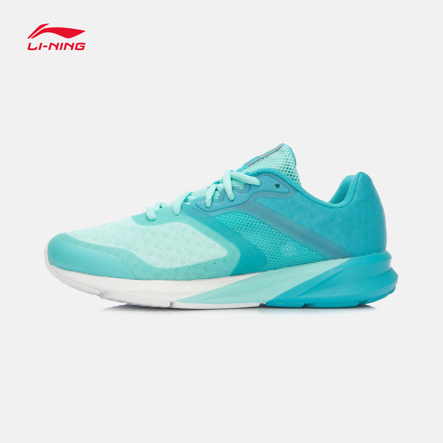 李宁女子多彩减震跑鞋时尚渐变色女跑步运动鞋arhl018