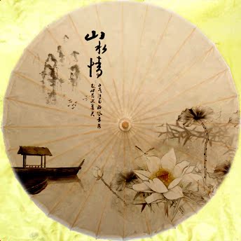 江南山水8|泸州油纸伞|古代情侣雨伞|创意油画伞|防紫外线太阳伞