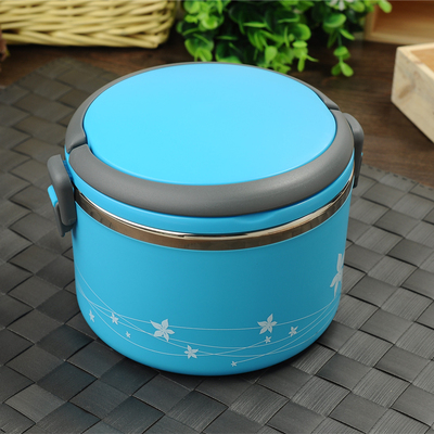 唐贵妃不锈钢保温桶可爱便当盒新款圆形多层学生饭盒保温提锅包邮