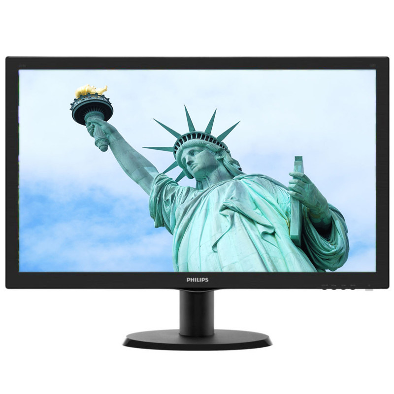 顺丰*正品飞利浦223v5lsb2 21.5英吋tn面板led显示器