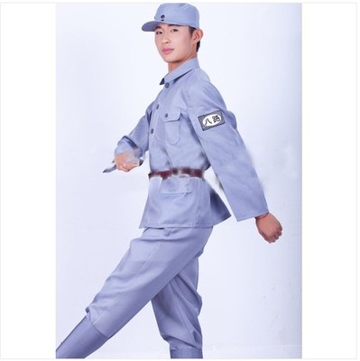 成人八路軍/紅軍演出服飾表演服/軍裝舞蹈服裝/新四軍兒童演出服