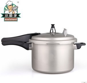 小助手12型压力锅 20cm 加厚 自然发色 铝合金高压锅 燃气灶适用