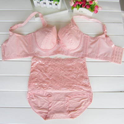 大码调整型五排扣大胸显小文胸全罩杯超薄款内衣聚拢性感c 性感 d e杯