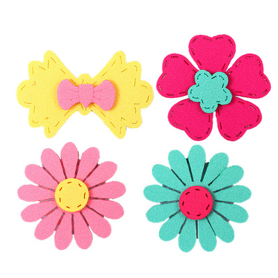 [年中大促] 韩版头饰品可爱花朵发帖碎发贴儿童头贴刘海贴粘发贴发饰