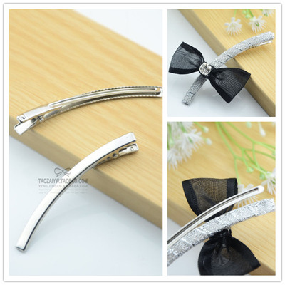 [年终疯抢] 8cm韩版细弯弧形鸭嘴夹方夹鱼嘴夹diy手工蝴蝶结发夹饰品