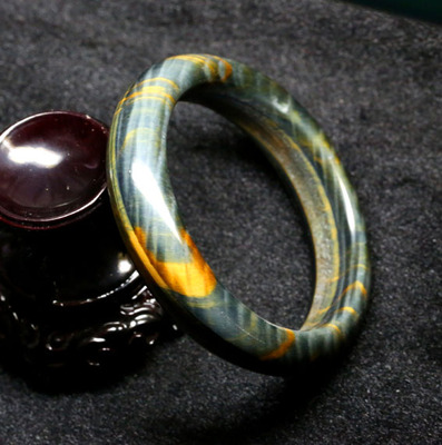 4克60毫米天然虎眼石手镯*一物一图