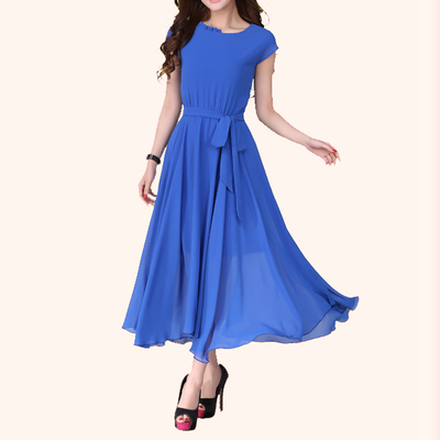 韩版波西米亚风裙子