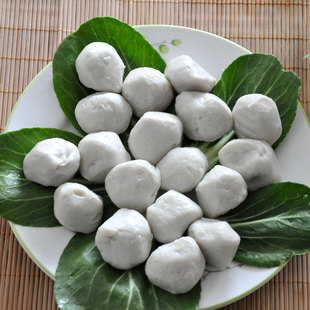 放汤佳品 宁波象山特产海鲜丸子火锅丸子纯手工鱼丸白鱼丸90%鱼肉