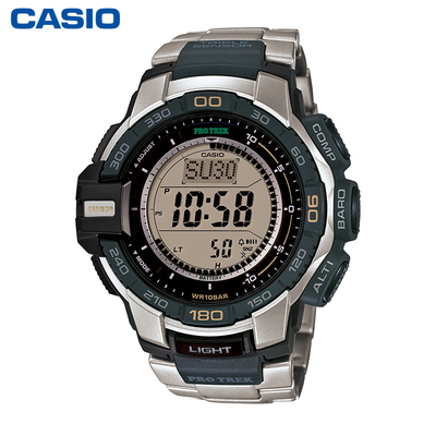 旗舰店casio卡西欧登山 prg-270d-7dr 正品户外太阳能男表