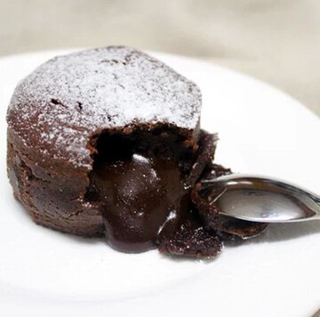 熔岩爆浆巧克力心太软蛋糕纯手工制作无添加 四个装 全国顺丰包邮