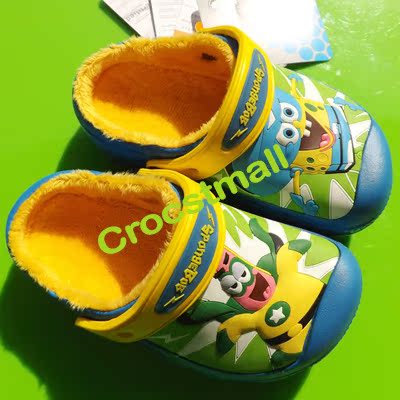 [雙節活動價] 圓頭 crocs正品秋冬款布利岑兒童鞋卡通創意新海棉寶寶