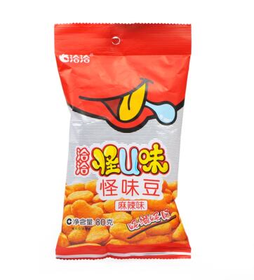 【天猫超市】洽洽怪u味怪味蚕豆80克五香味 美味可口 新品上市