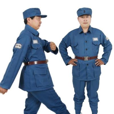 成人八路軍演出服紅軍抗戰服裝新四軍服裝舞蹈軍裝表演衣服男女款