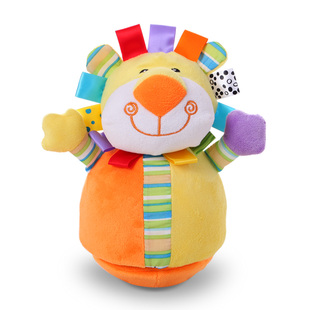 婴儿玩具毛绒布艺不倒翁大号儿童音乐响铃0-3岁宝宝益智早教玩偶