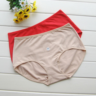 三角裤 大版女士高腰纯棉小平角内裤三角裤舒适妈妈喜欢的款式 黛丝