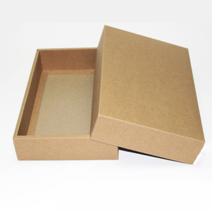 牛皮纸包装纸盒天地盖礼品盒首饰盒上下盖化妆品纸盒现货茶叶礼盒