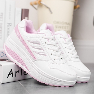 摇摇鞋女鞋秋鞋女2017新款百搭厚底休闲运动鞋女士跑步鞋瑶瑶鞋子
