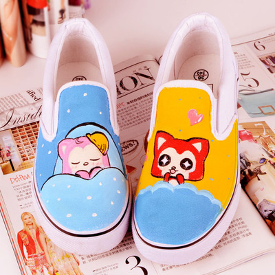 彩绘布鞋卡通阿狸